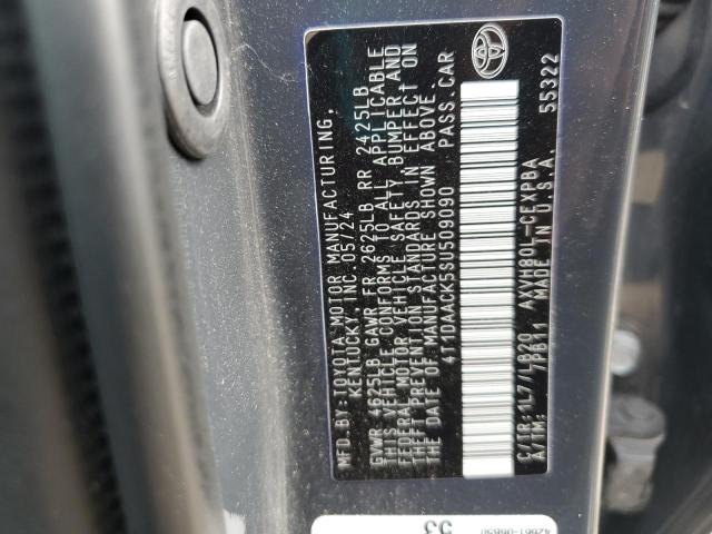 4T1DAACK5SU509090 - 2025 TOYOTA CAMRY XSE CHARCOAL photo 13