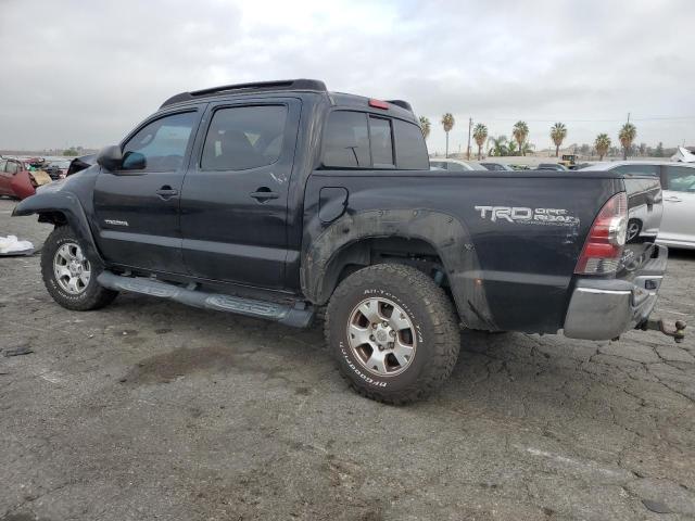 3TMLU4ENXDM107380 - 2013 TOYOTA TACOMA DOUBLE CAB BLACK photo 2