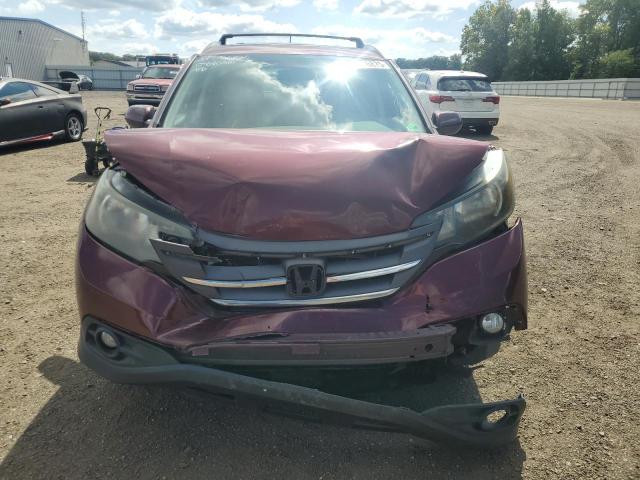 5J6RM3H73DL018098 - 2013 HONDA CR-V EXL 勃艮第红 照片 5