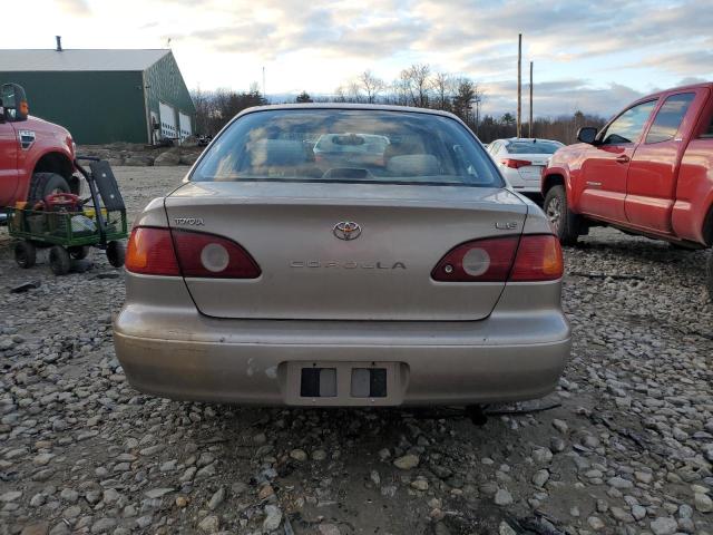 2T1BR12E91C510030 - 2001 TOYOTA COROLLA CE TAN photo 6