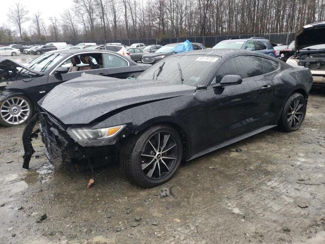 1FA6P8TH5G5208206 - 2016 FORD MUSTANG BLACK photo 1