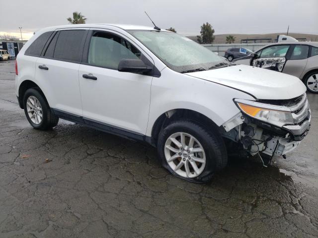 2FMDK3GCXEBB76634 - 2014 FORD EDGE SE WHITE photo 4