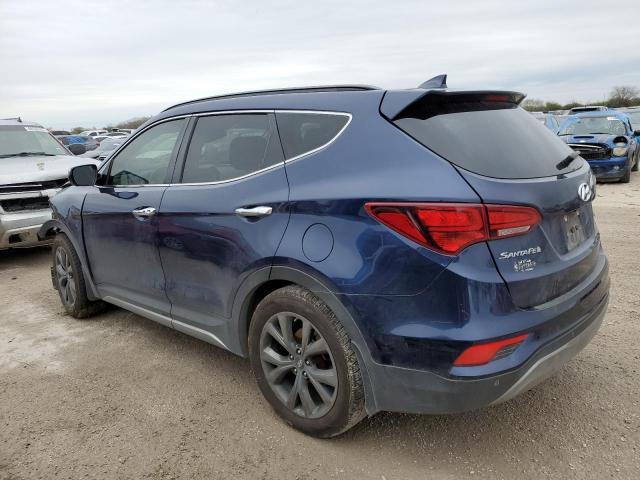 5XYZW4LA1JG537490 - 2018 HYUNDAI SANTA FE S BLUE photo 2