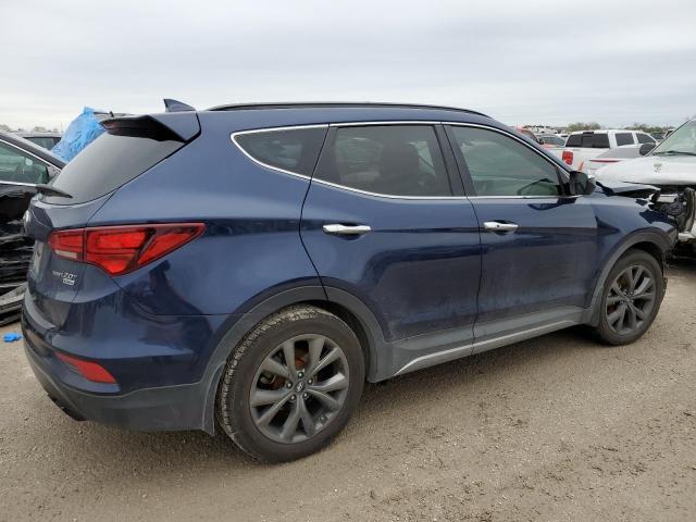 5XYZW4LA1JG537490 - 2018 HYUNDAI SANTA FE S BLUE photo 3