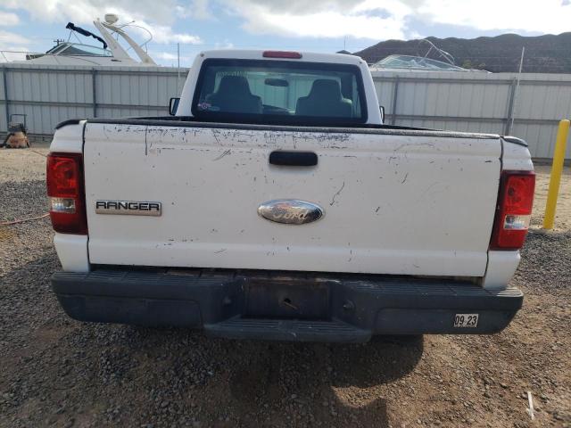 1FTYR10D57PA60648 - 2007 FORD RANGER WHITE photo 6