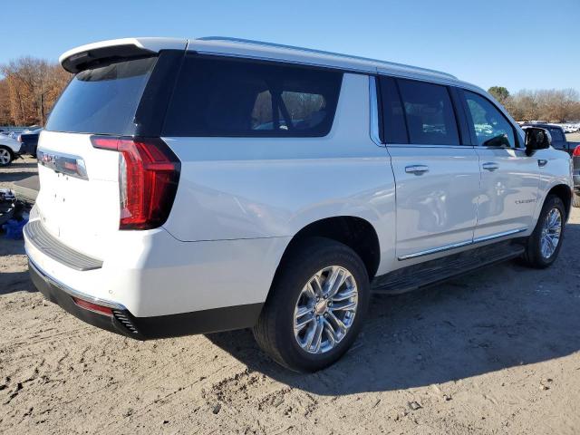 1GKS1GKD7MR126943 - 2021 GMC YUKON XL C1500 SLT WHITE photo 3