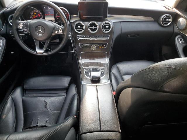 55SWF4KB7FU037425 - 2015 MERCEDES-BENZ C 300 4MATIC WHITE photo 8