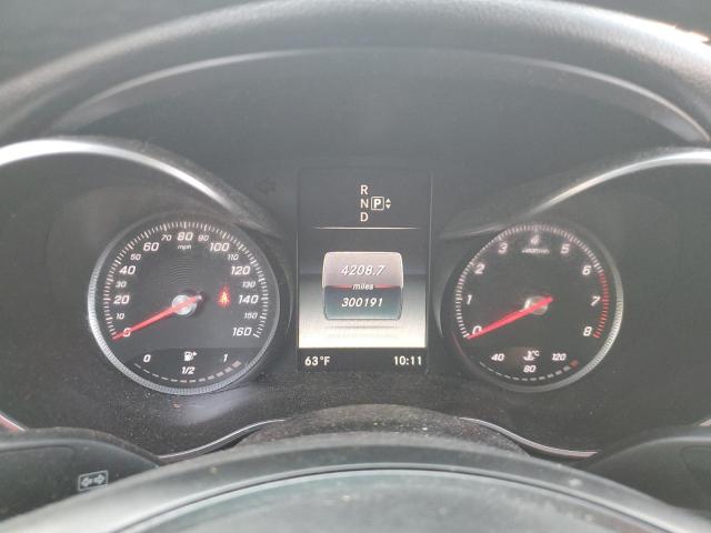 55SWF4KB7FU037425 - 2015 MERCEDES-BENZ C 300 4MATIC WHITE photo 9