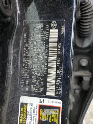 4T4BF1FK5DR276471 - 2013 TOYOTA CAMRY L BLACK photo 12
