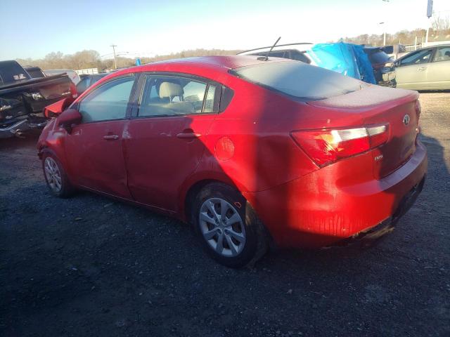 KNADM4A30F6528999 - 2015 KIA RIO LX RED photo 2