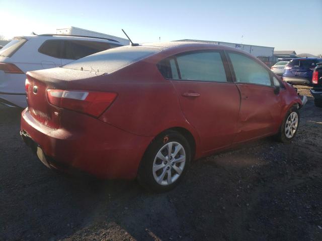 KNADM4A30F6528999 - 2015 KIA RIO LX RED photo 3