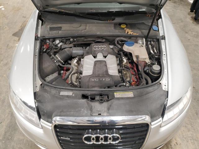 WAUKGAFBXBN042763 - 2011 AUDI A6 PRESTIGE SILVER photo 11