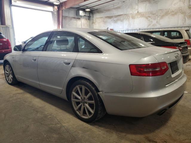 WAUKGAFBXBN042763 - 2011 AUDI A6 PRESTIGE SILVER photo 2