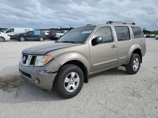 5N1AR18W57C642128 - 2007 NISSAN PATHFINDER LE BEIGE photo 1