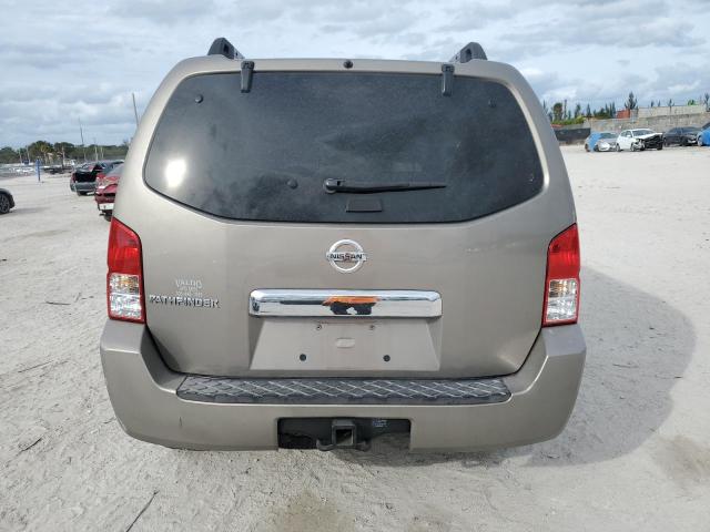 5N1AR18W57C642128 - 2007 NISSAN PATHFINDER LE BEIGE photo 6