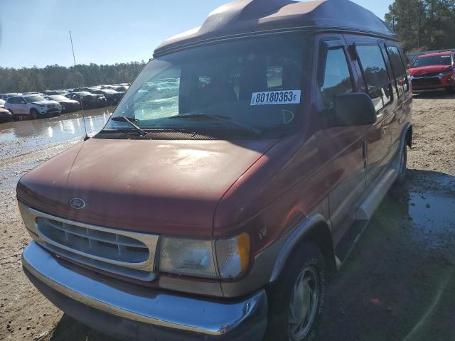 1FDRE14L1WHB50157 - 1998 FORD ECONOLINE E150 VAN RED photo 1