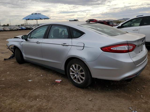 3FA6P0G71FR118629 - 2015 FORD FUSION S SILVER photo 2