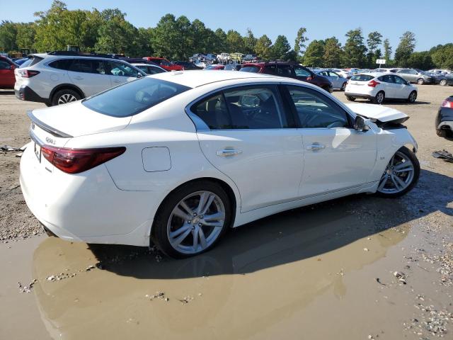 JN1EV7APXKM541874 - 2019 INFINITI Q50 LUXE WHITE photo 3