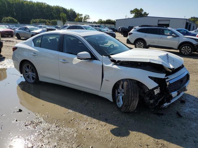 JN1EV7APXKM541874 - 2019 INFINITI Q50 LUXE WHITE photo 4