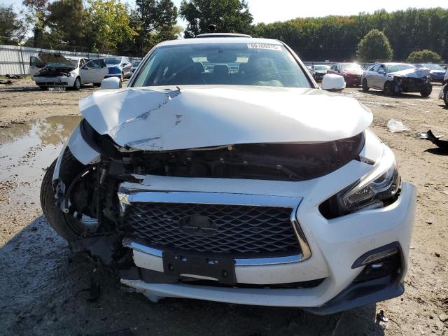JN1EV7APXKM541874 - 2019 INFINITI Q50 LUXE WHITE photo 5