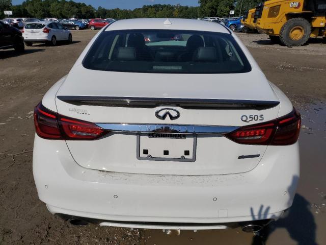 JN1EV7APXKM541874 - 2019 INFINITI Q50 LUXE WHITE photo 6