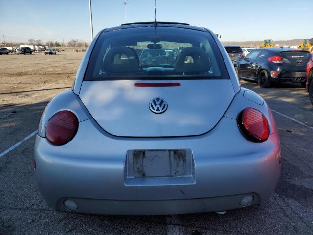 3VWCB21C31M451222 - 2001 VOLKSWAGEN NEW BEETLE GLS SILVER photo 6