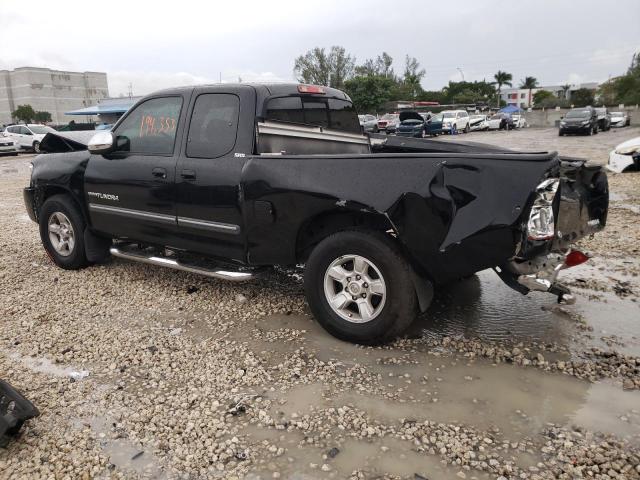 5TBRT34116S481278 - 2006 TOYOTA TUNDRA ACCESS CAB SR5 BLACK photo 2