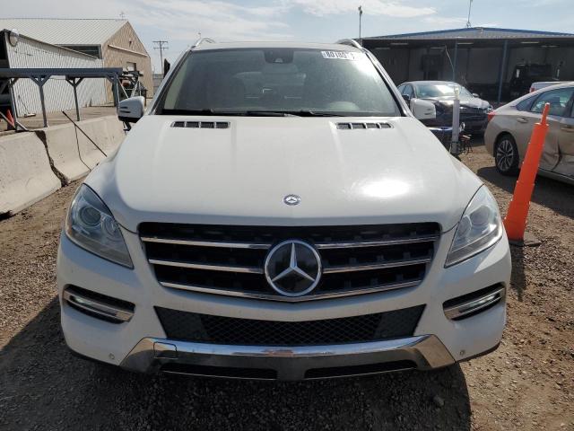 4JGDA5HB9CA016984 - 2012 MERCEDES-BENZ ML 350 4MATIC WHITE photo 5