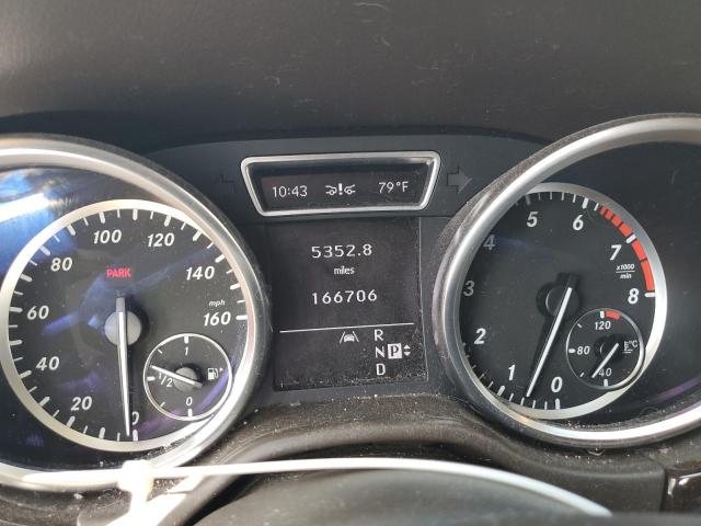 4JGDA5HB9CA016984 - 2012 MERCEDES-BENZ ML 350 4MATIC WHITE photo 9