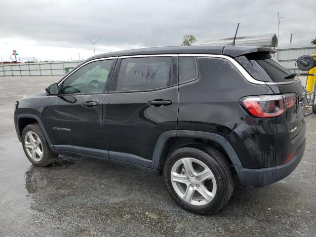 3C4NJDAN0PT524251 - 2023 JEEP COMPASS SPORT BLACK photo 2