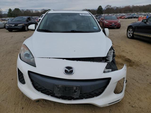 JM1BL1V75C1691262 - 2012 MAZDA 3 I WHITE photo 5