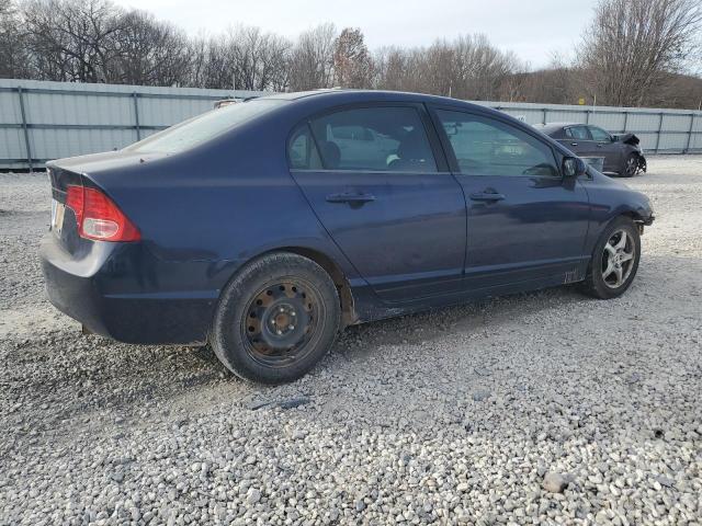 1HGFA16587L079394 - 2007 HONDA CIVIC LX BLUE photo 3