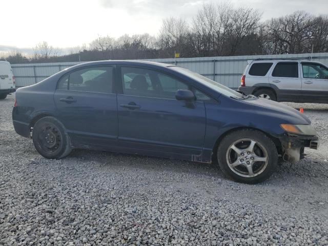 1HGFA16587L079394 - 2007 HONDA CIVIC LX BLUE photo 4