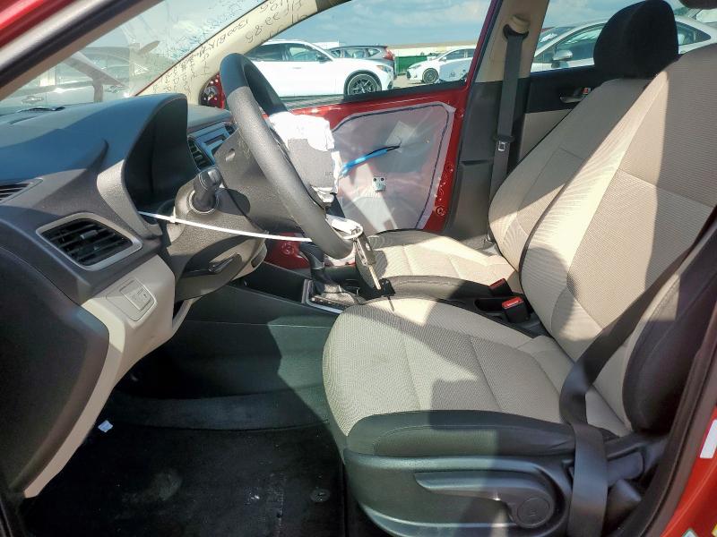 3KPC24A62NE159019 - 2022 HYUNDAI ACCENT SE RED photo 7