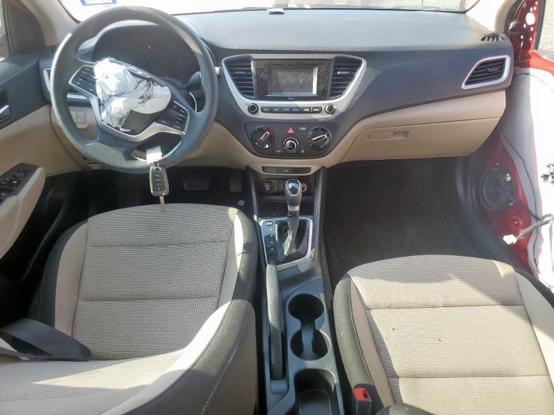 3KPC24A62NE159019 - 2022 HYUNDAI ACCENT SE RED photo 8