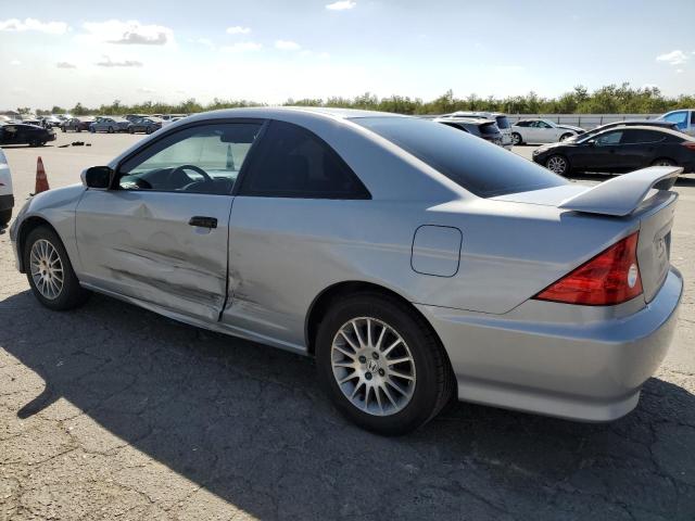 1HGEM22945L030479 - 2005 HONDA CIVIC EX SILVER photo 2