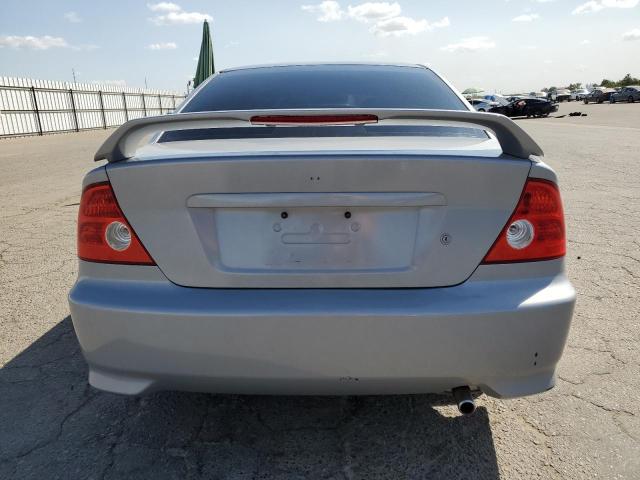 1HGEM22945L030479 - 2005 HONDA CIVIC EX SILVER photo 6