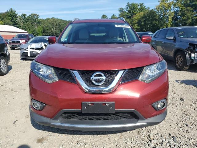 5N1AT2MVXGC852065 - 2016 NISSAN ROGUE S RED photo 5