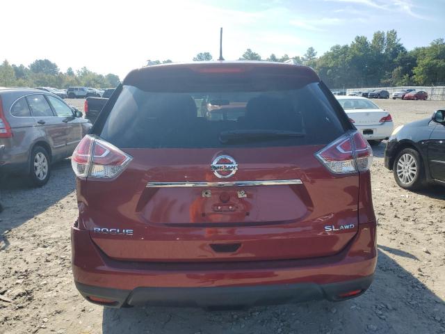 5N1AT2MVXGC852065 - 2016 NISSAN ROGUE S RED photo 6