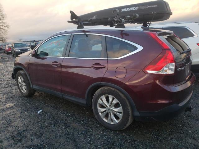 5J6RM4H74EL112014 - 2014 HONDA CR-V EXL PURPLE photo 2