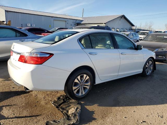 1HGCR2F30FA021578 - 2015 HONDA ACCORD LX WHITE photo 3