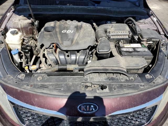 5XXGM4A77CG081796 - 2012 KIA OPTIMA LX Бордовий фото 11