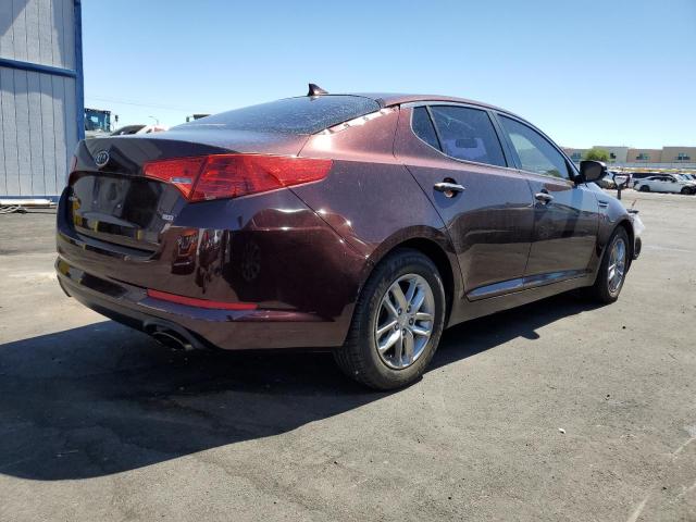 5XXGM4A77CG081796 - 2012 KIA OPTIMA LX Бордовий фото 3