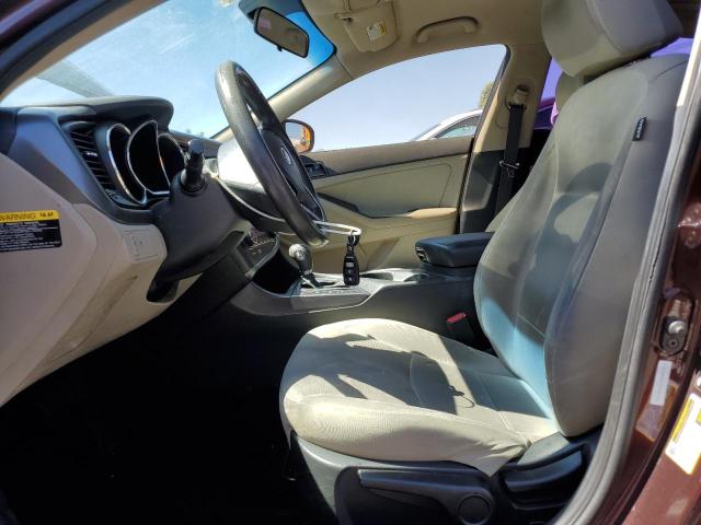 5XXGM4A77CG081796 - 2012 KIA OPTIMA LX Бордовий фото 7