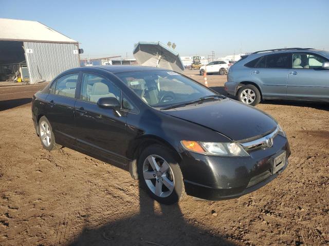 1HGFA16868L030691 - 2008 HONDA CIVIC EX BLACK photo 4