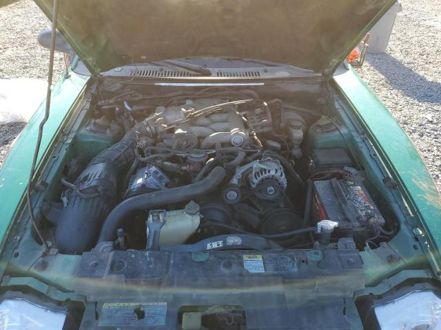 1FAFP44431F149825 - 2001 FORD MUSTANG GREEN photo 11