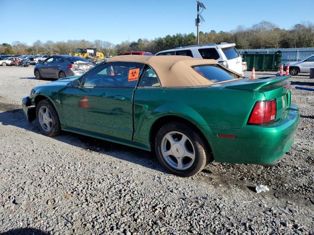 1FAFP44431F149825 - 2001 FORD MUSTANG GREEN photo 2