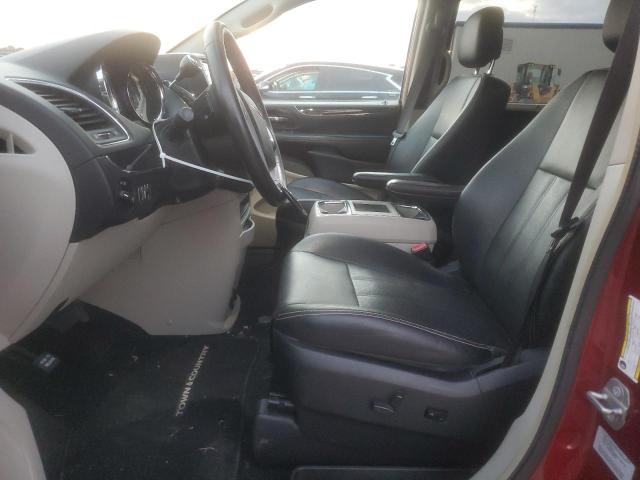 2C4RC1CG6GR208669 - 2016 CHRYSLER TOWN & COU TOURING L MAROON photo 7