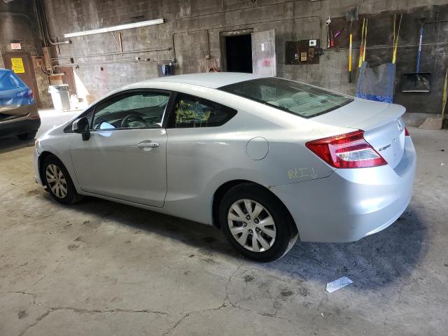 2HGFG3B53CH550732 - 2012 HONDA CIVIC LX SILVER photo 2