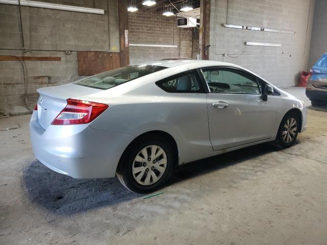 2HGFG3B53CH550732 - 2012 HONDA CIVIC LX SILVER photo 3